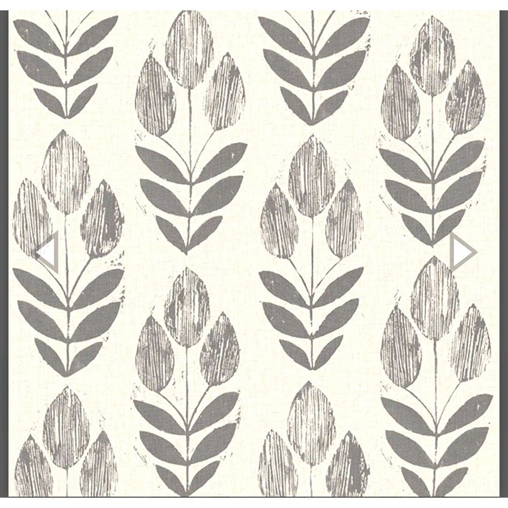 Wall Pops!‎ Nu Wallpaper PATTERN NUS2459 Folk Tulip - 20.5in x 18ft - NEW SEALED